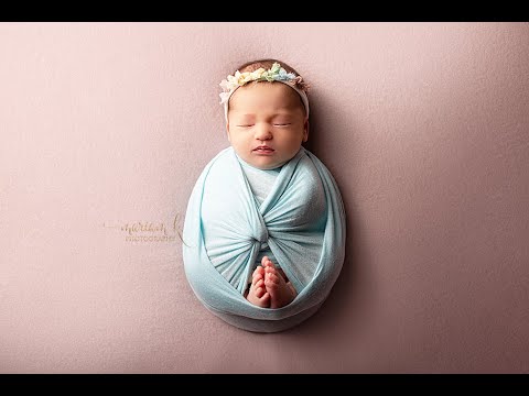 Newborn Photography Wrapping Tutorial English Subtitle