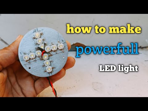 how to make high brightness LED light||powerful LED light kaise banaen