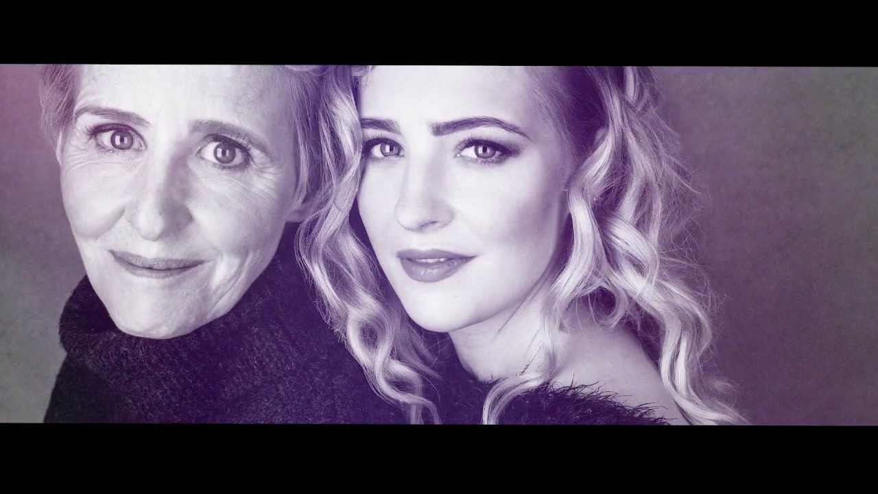 mother and daughter contemporary portrait photoshoot