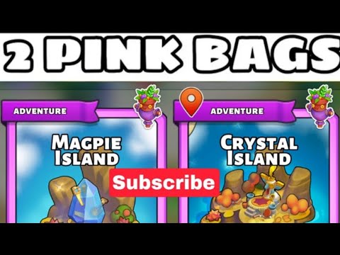 2 pink bags on family island game/magpie island/crystal island#familyisland#familyislandgame#like#1k