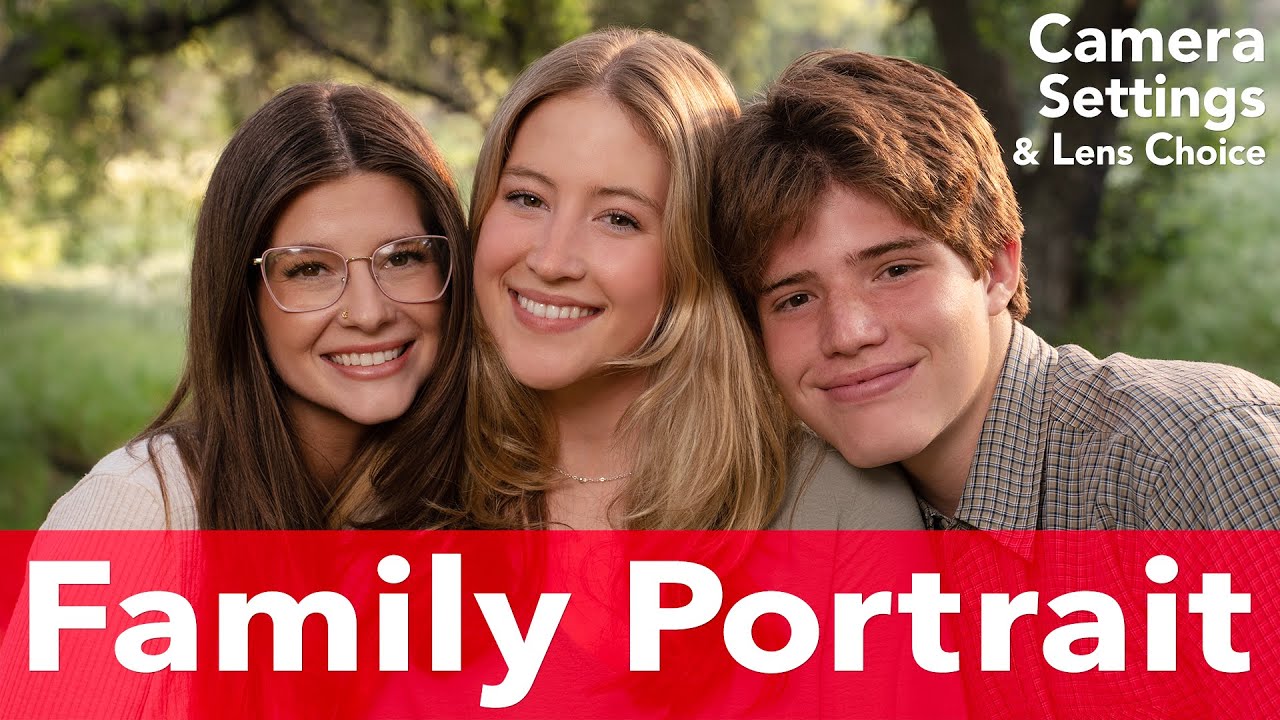 Camera Settings & Lens Choice For An Outdoor Family Portrait