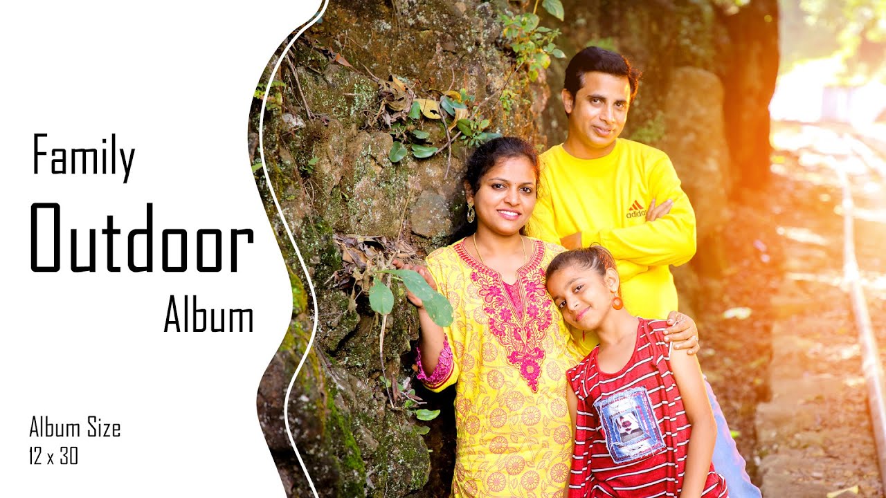 Family Outdoor Photography Album | Colorful Album | 12×30 size |#tamil |#weddingalbums
