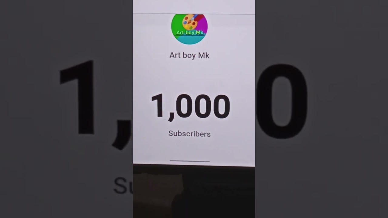 Happy 1000 Subscribers.Thank you YouTube Family🙏🏻#1k #happy #viralvideo #youtubeshorts #shorts #art