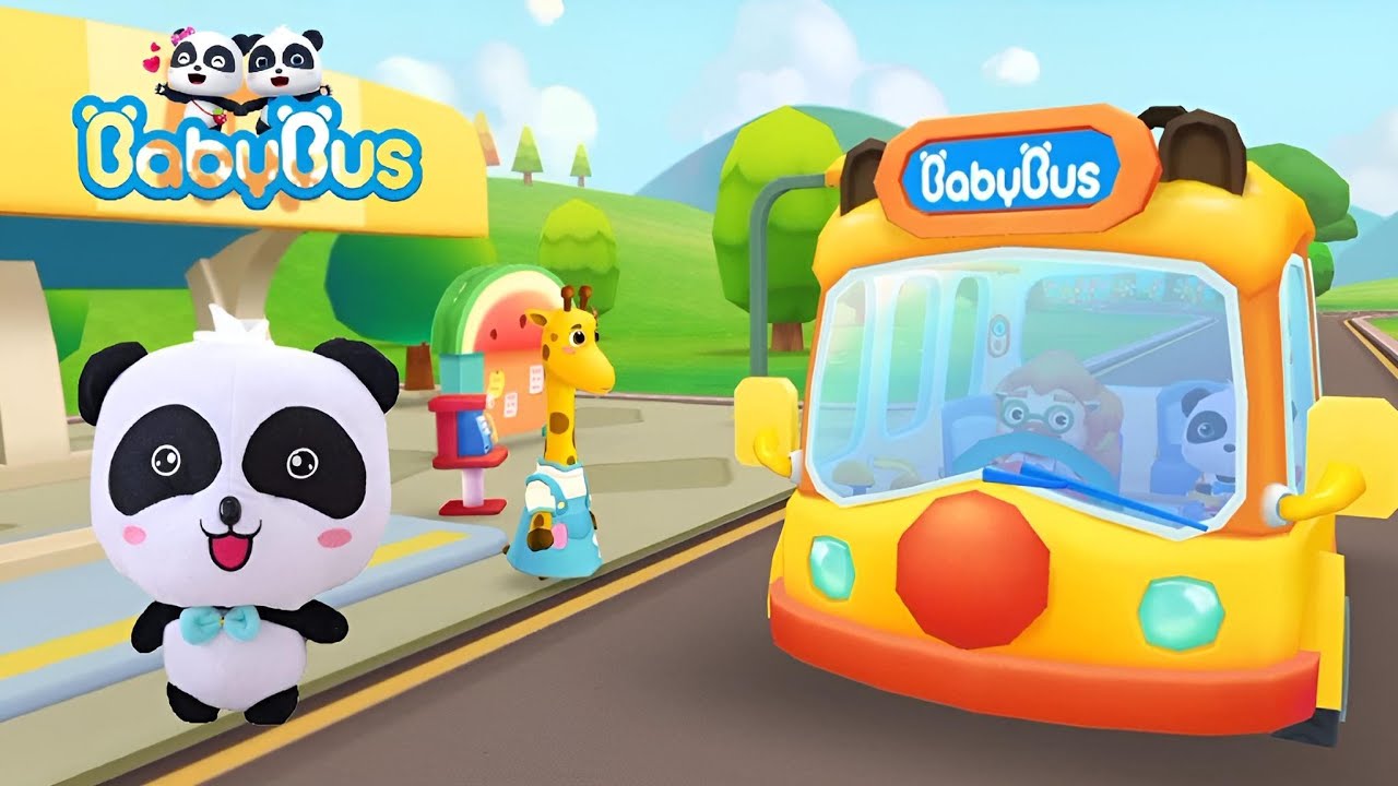 Little Panda School Bus, Go photography, Kids Cartoon, Kids Videos, BabyBus Game, Part-2