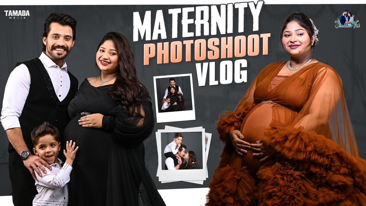 Maternity Photoshoot Vlog || Pregnancy Vlog || Shraddha's Vish || Tamada Media