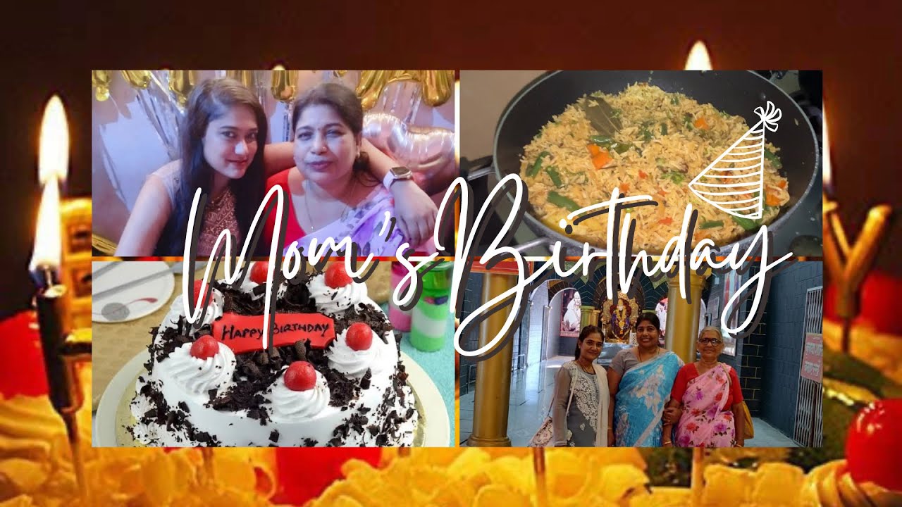 Mom’s birthday celebration ❤️🎂|| Veg Biryani at home || Family vlog || Saturday spent well✨20.05.23