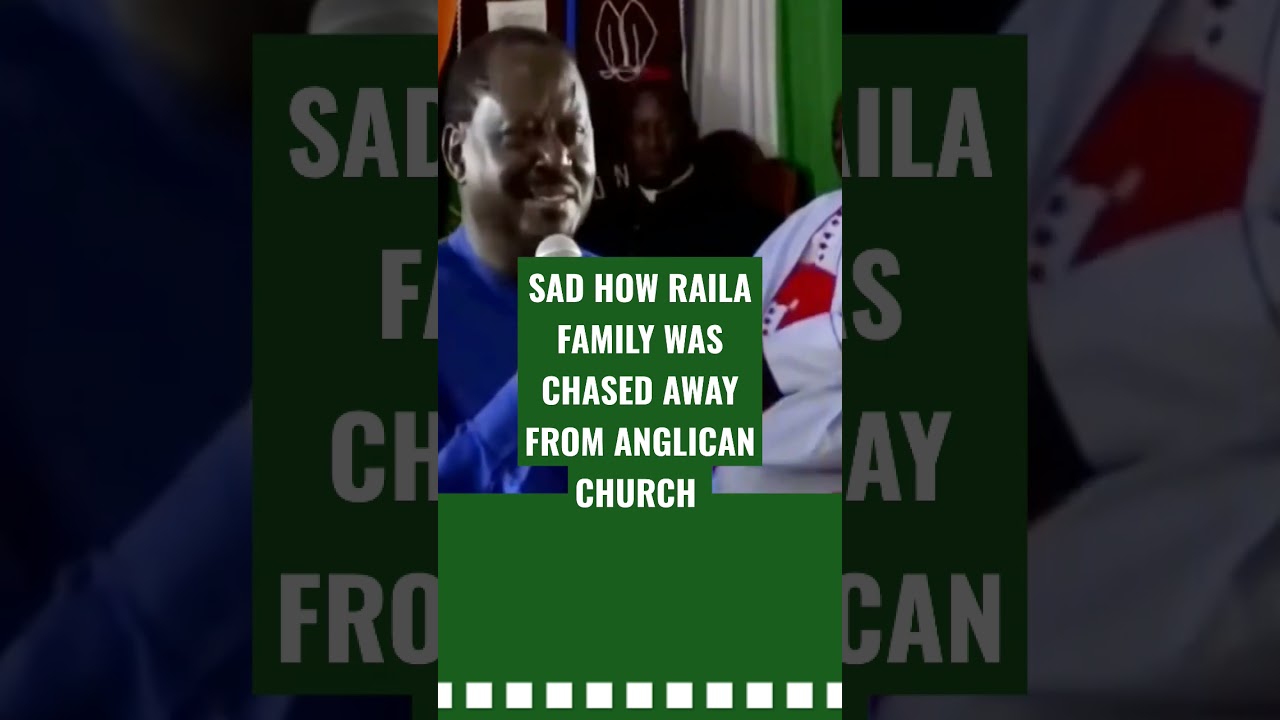 SAD HOW RAILA FAMILY WAS CHASED AWAY FROM ANGLICAN CHURCH #rigathigachagua #railaodinga #ruto #uhuru