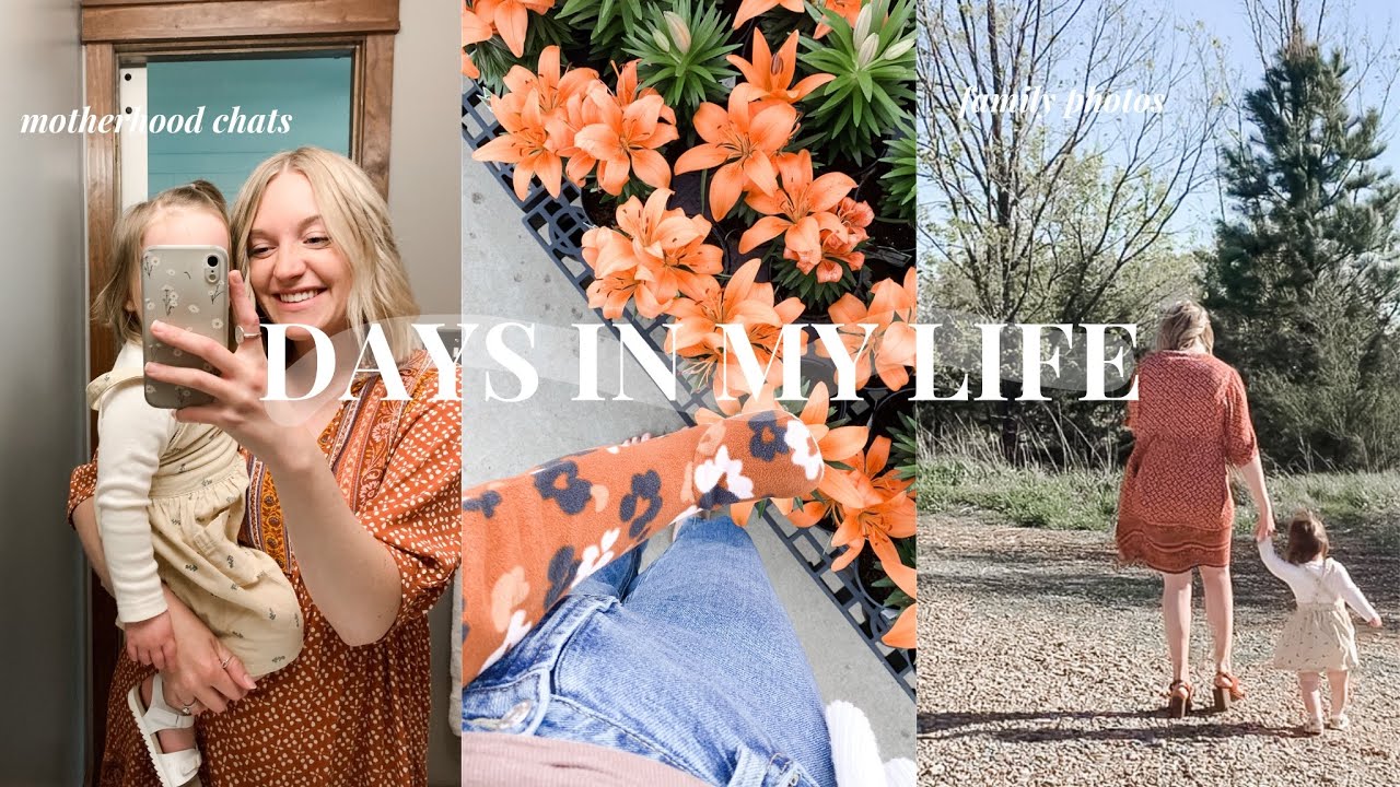 SPEND A FEW DAYS WITH ME // new workout routine, motherhood chats, family photoshoot