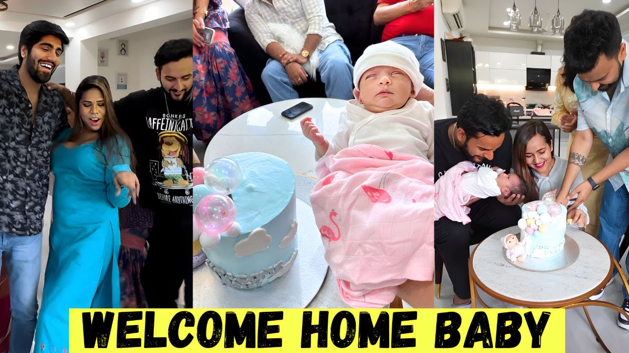Welcome HOME baby Celebration! 😮