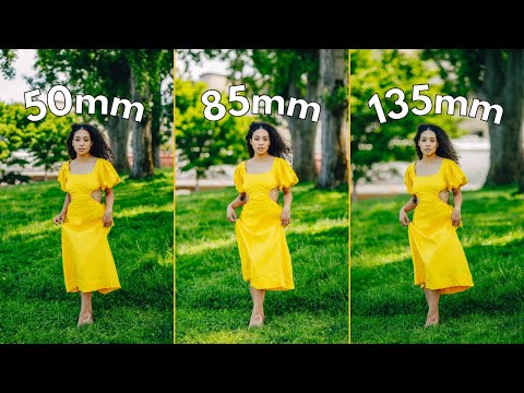 50mm vs 85mm vs 135mm Lens Comparison for Portrait Photography | Which should YOU buy?
