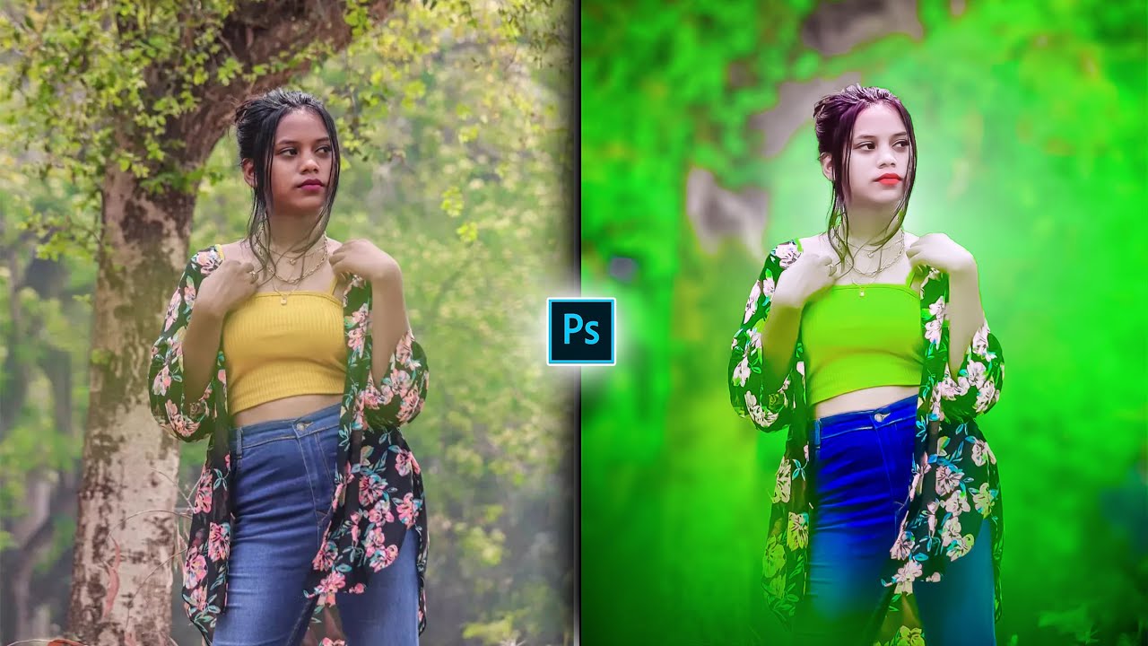 Amazing Mobile Photo to DSLR Tone Portrait Photo Editing in Photoshop