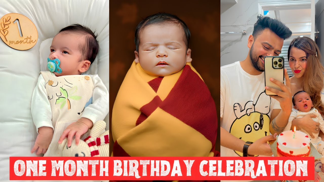 Asher's One Month Birthday Celebration  🥳