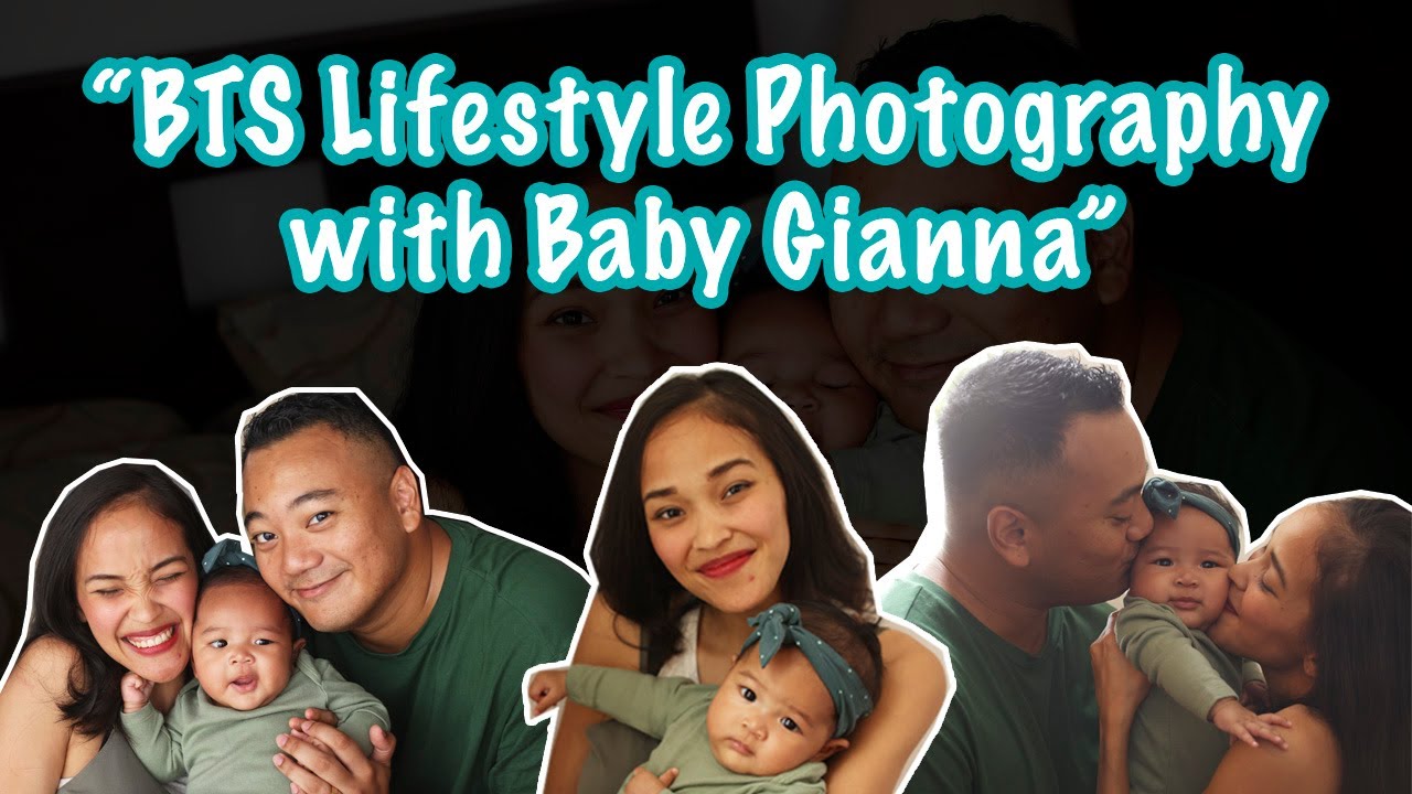 BTS Lifestyle Photography with Baby Gianna | #familyphotography #familyphoto #vlog #photography
