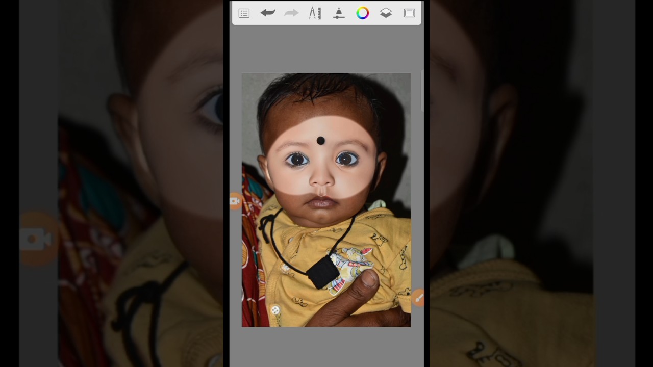 Baby Child Face Smooth Photo Editing #shorts #trending