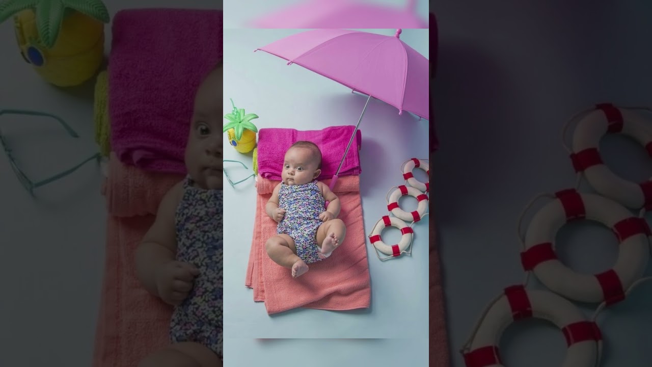 Beach theme baby photoshoot ideas #photoshoot #Beach #cutebaby #ashortaday #shorts #photography