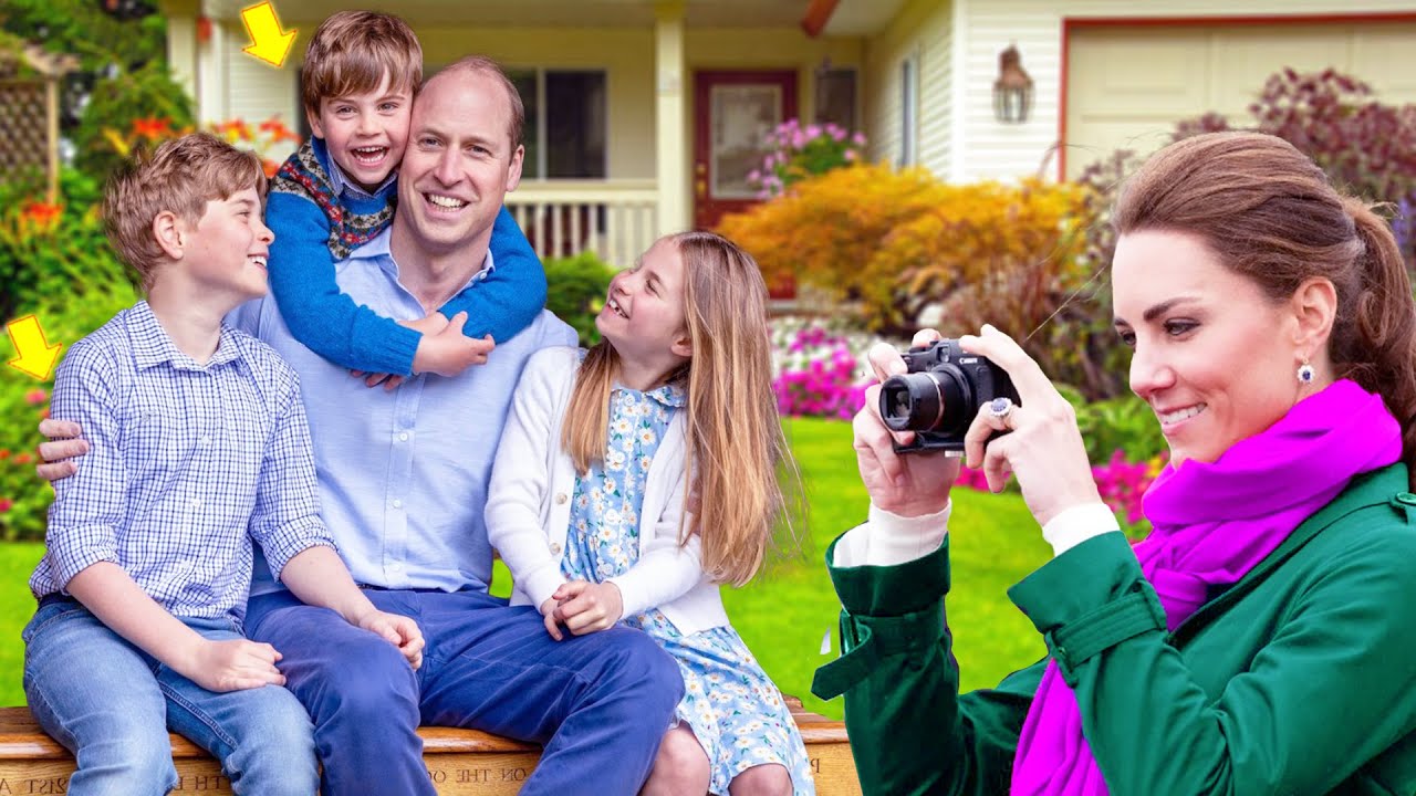 Catherine Surprises on UK Father's Day with Unseen Photo of William and Their Three Children