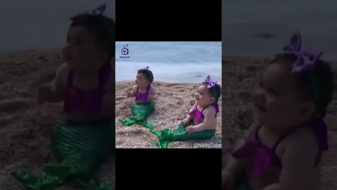 Cute Babies | Baby on Beach | Baby Cartoon | @NikkyTube 👶👼