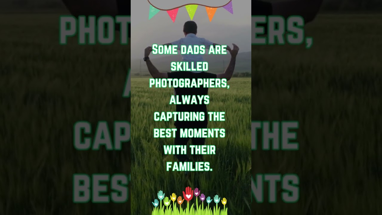 Dads: The Family Photographers. #shorts #fun #facts
