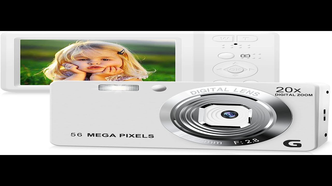 Digital Camera,Kid Cameras for Photography,HD 1080P 56MP Vlogging Camera,Auto Focus,20X Digital Zoom
