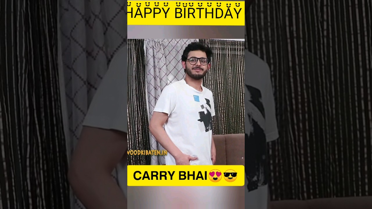 Happy Birthday Carryminati #birthday #clebration #carryminati #shorts