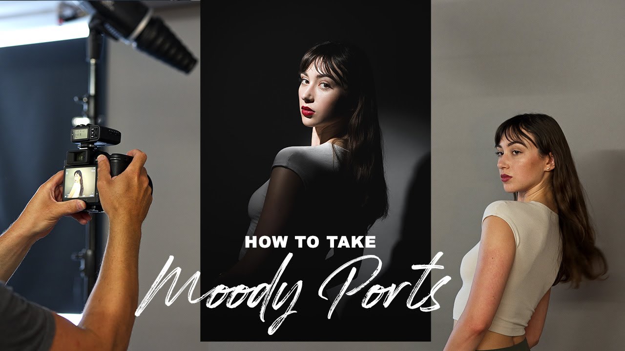 How to take MOODY PORTRAITS (Behind the Scenes – Hasselblad X2D Lightweight Portrait Kit)