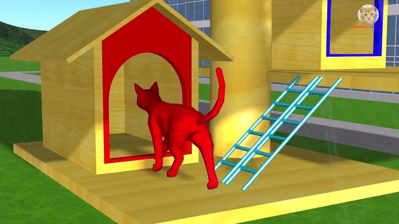 Learn Colors Animals with Baby Cat and Fish Cartoon 👶🐱🐠🐳#baby #cute #best #viral #cartoon #trending