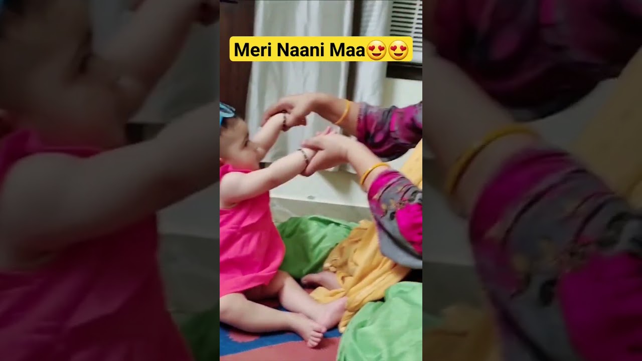 Meri Naani Maa…#baby #babygirl #cutebaby #cute #babies #viralshorts #trending