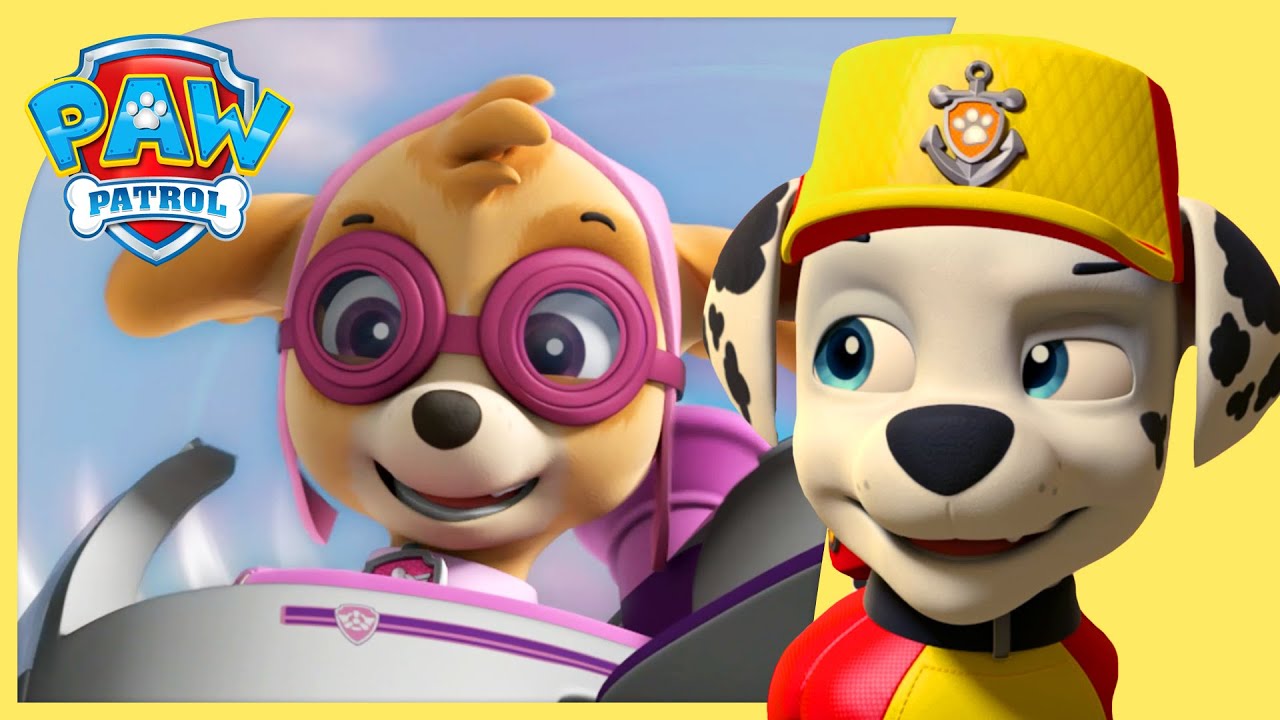 Rubble & Rocky Save a Train +MORE 🚊| PAW Patrol | Cartoons for Kids