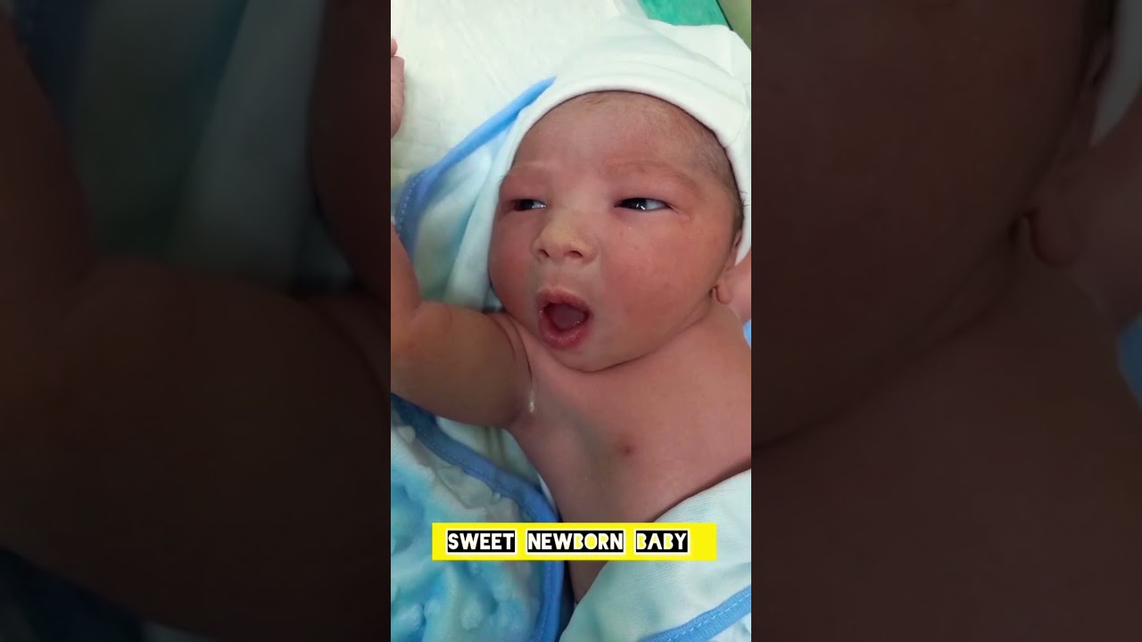 Sweet newborn baby affer birfh ❤ #funnybaby #cutemoment #cutebaby #newborn #cuteness #youtubeshorts
