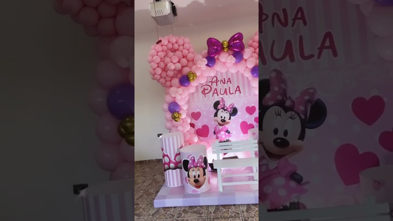 THREE BIRTHDAY MIKI MOUSE THEME DECOR #balloons #decorations #shorts #events #balloon #decorations