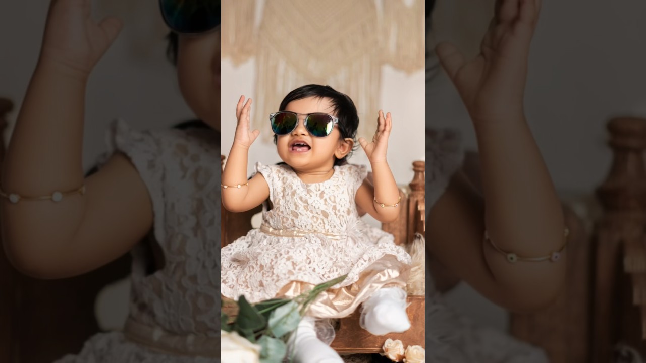 Yazhini’s 1st photo shoot 📸👶 #shorts #photoshoot #babyphotoshoot #ytviral #photographer