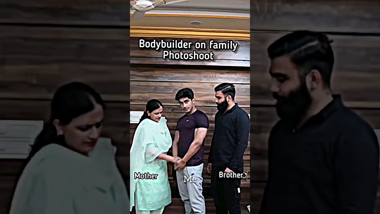 family photoshoot and my pose..😂🤣😅#gym #shorts #fitness #funnyvideo