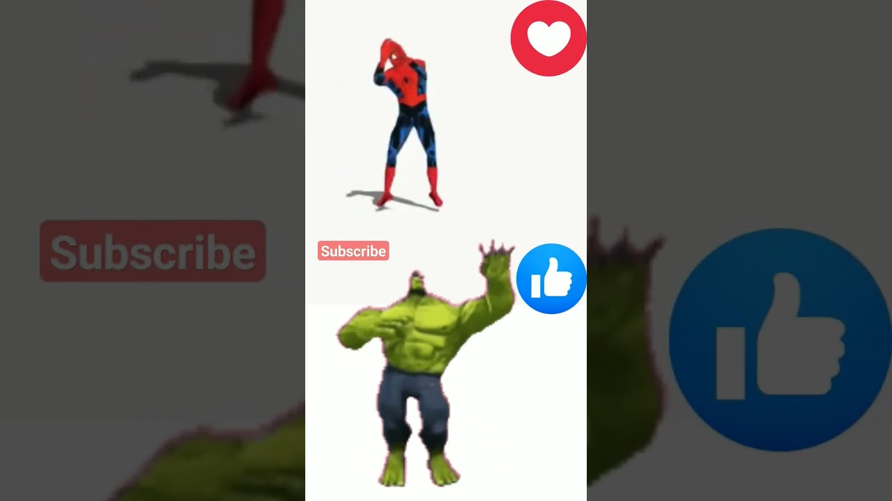 spider man & Hulk dance💃🕺👯 #cute #baby #kid #viral #trending #shorts #youtubeshorts