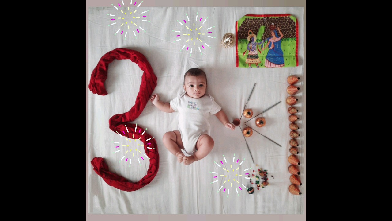 3 month baby photoshoot ideas at home ✨️ Diwali theme baby photoshoot💥 #shorts #photography #diwali