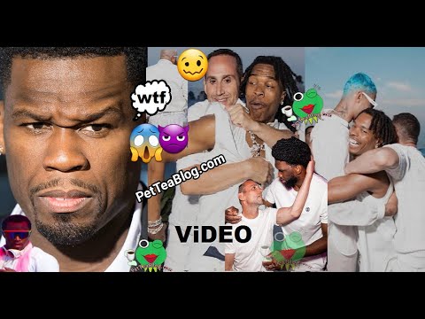 50 Cent UPSET Lil Baby let White Billionaire HUG him like a Female & Sandwich him with a LGBT! ViDEO