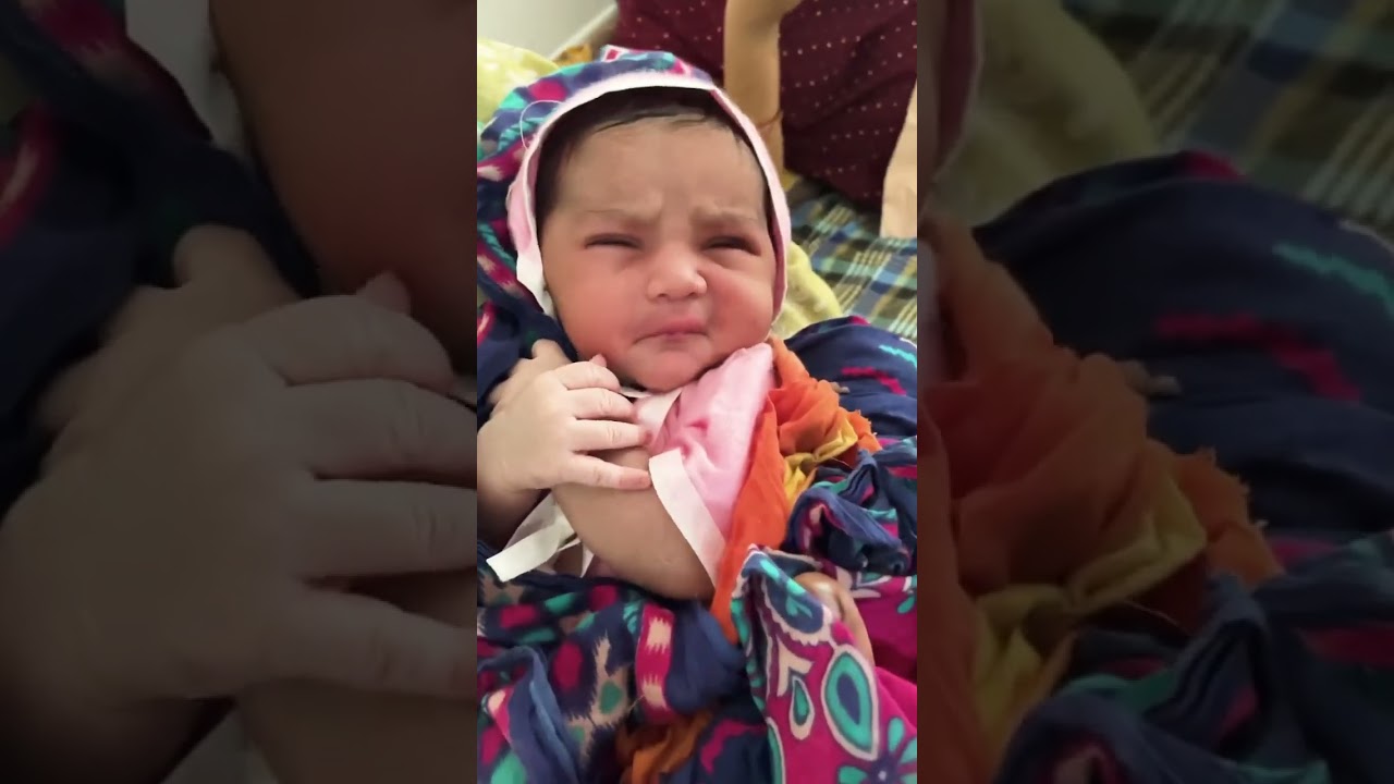 Baby girl newborn #cute #trending #viral #shorts #ytshort #babygirl #love #baby #beauty#funny #reels