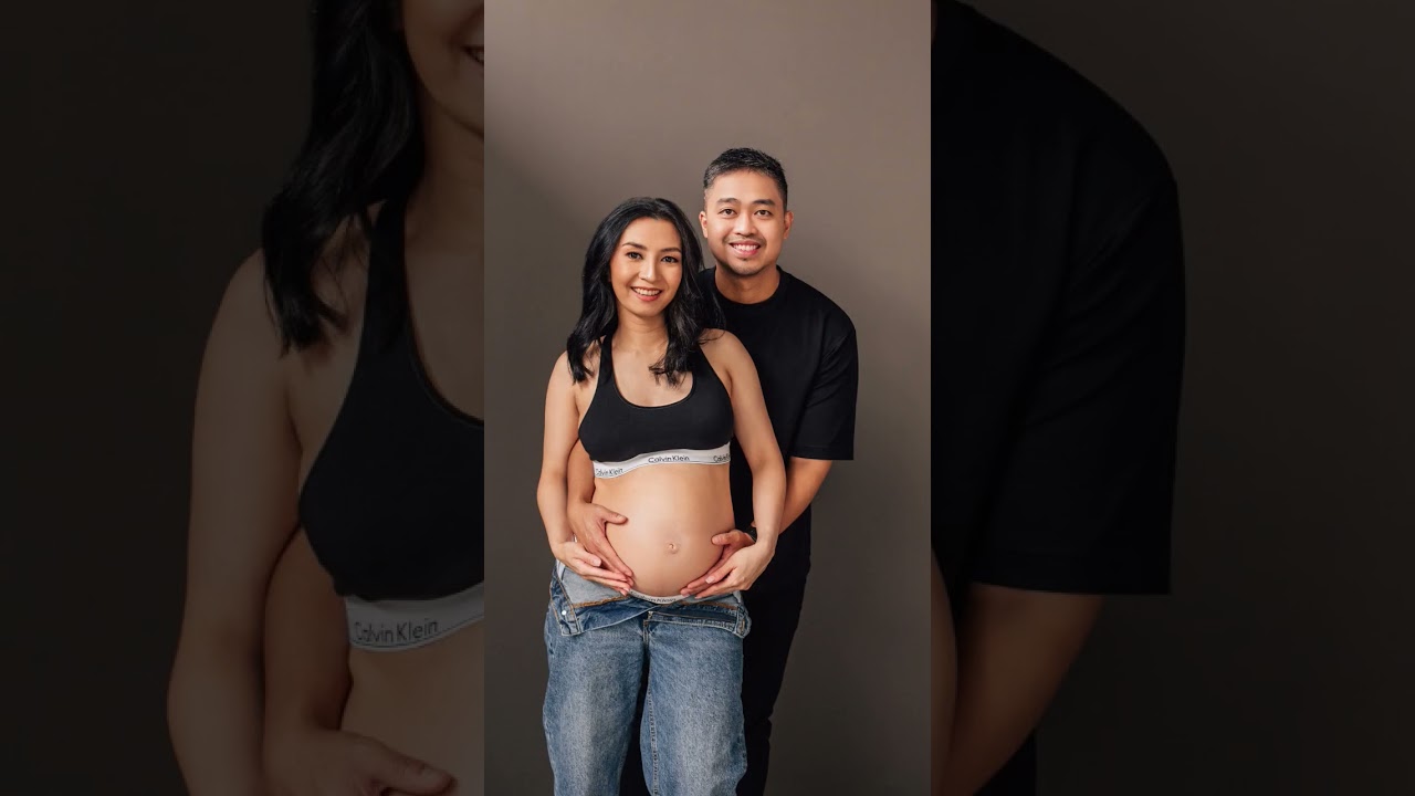 Celebration of Anticipation: Couple Maternity Photoshoot  #shorts #shortsyoutube #shortsviral