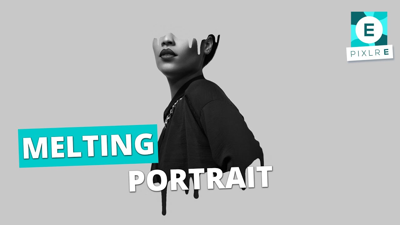 Create A Melting Portrait Photo Effect in Pixlr E
