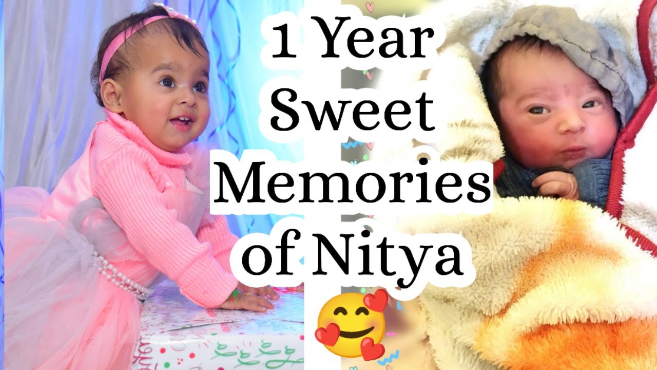 🥰 Cute Baby Girl Neeva Nitya Mishra 😍 1 Year Memories 🤗 Sweet Journey ❤️ Humara Pyara Parivaar ♥️