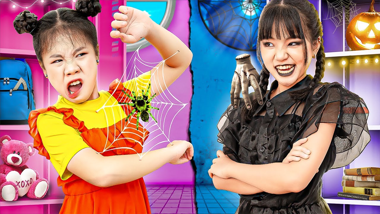 Don't Feel Jealous, Baby Doll!… Let's Play With New Friend Wednesday Addams