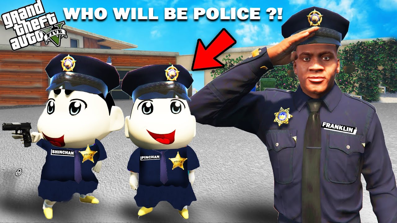 GTA 5 : Franklin Thinks Who Will Be Police ? In GTA 5 ! (GTA 5 Mods)