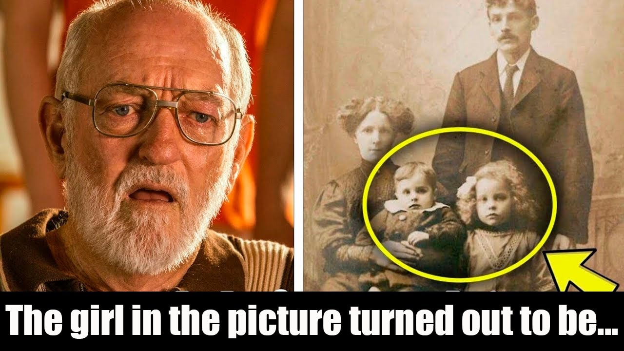He discovered an old family photo – Upon discovering the truth, he is shocked