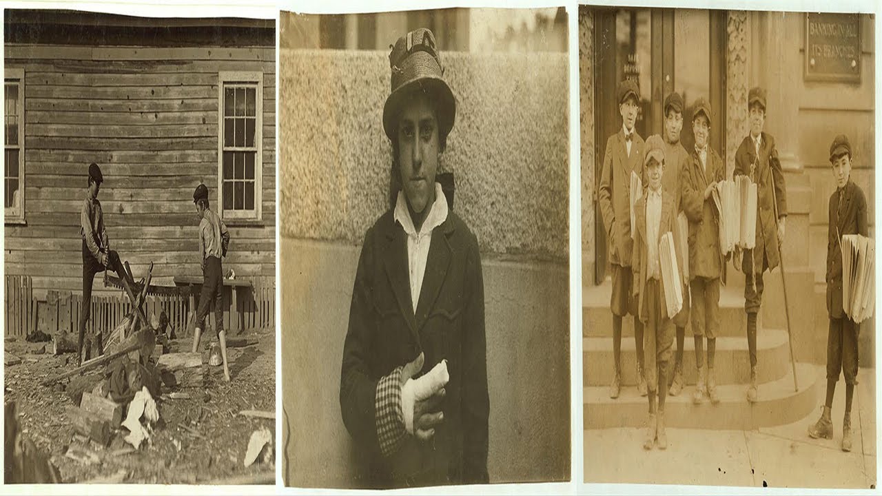 Heart-Breaking Pictures of Child Labour In USA by Lewis Hine Old Historical Photos