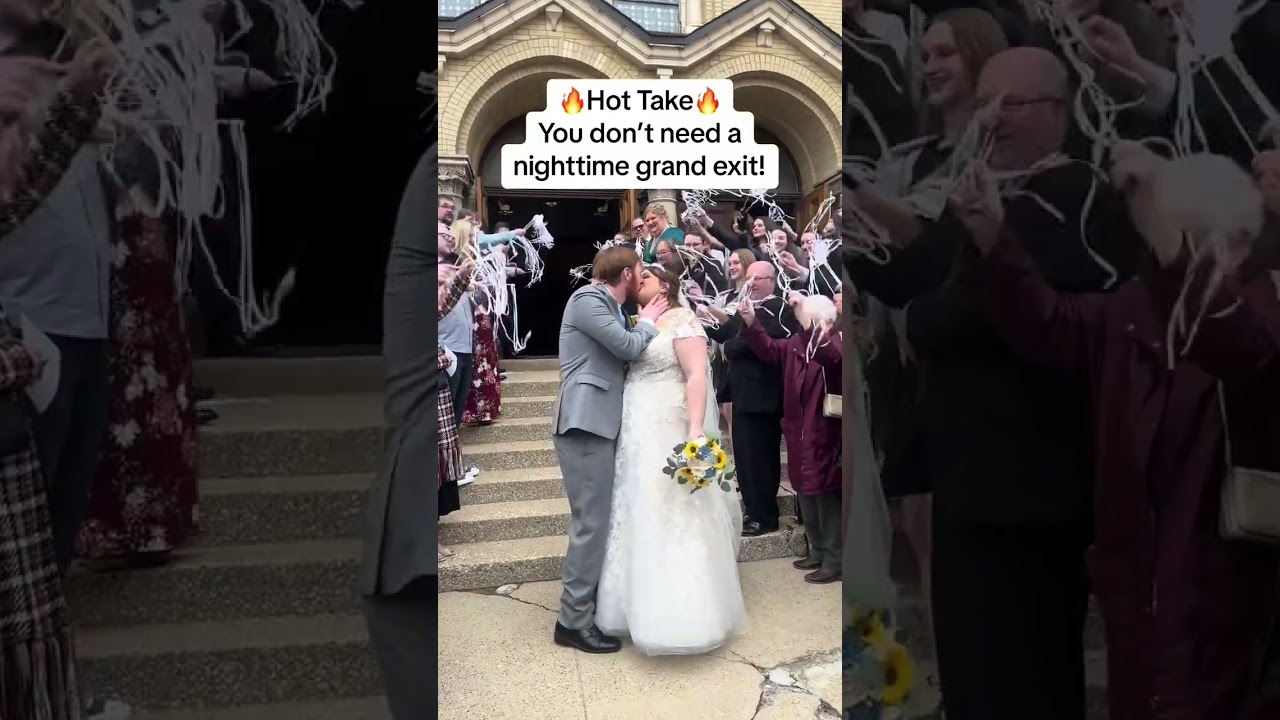 If you know your wedding guests might not stay till the end of the party or you dont have the budget