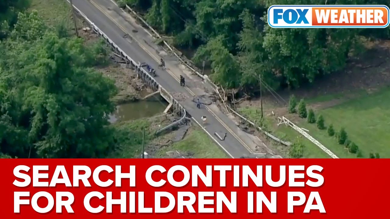 More Flooding Expected Adding Urgency To Search For Missing Children Swept Away By Floodwaters In PA