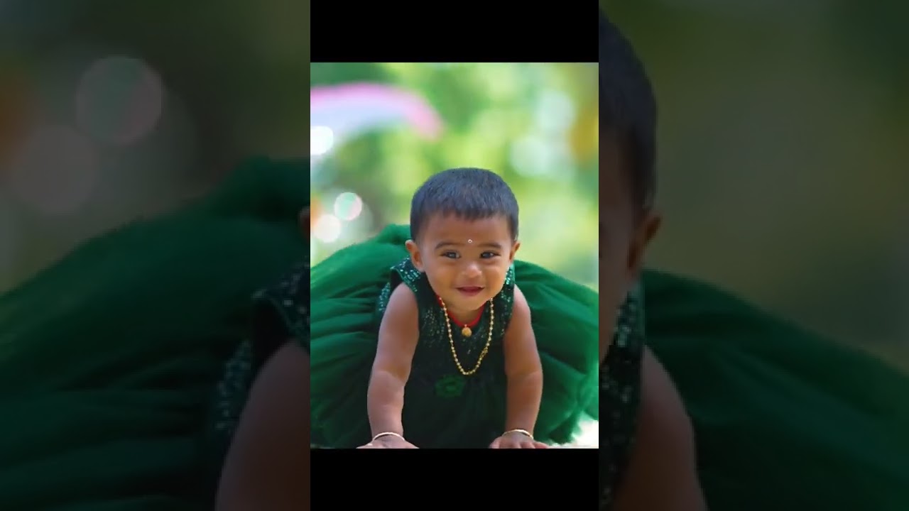 Nivika's Pre Birthday Photoshoot||Nivi 1st birthday Outdoor song for baby girl Promo Released#shorts