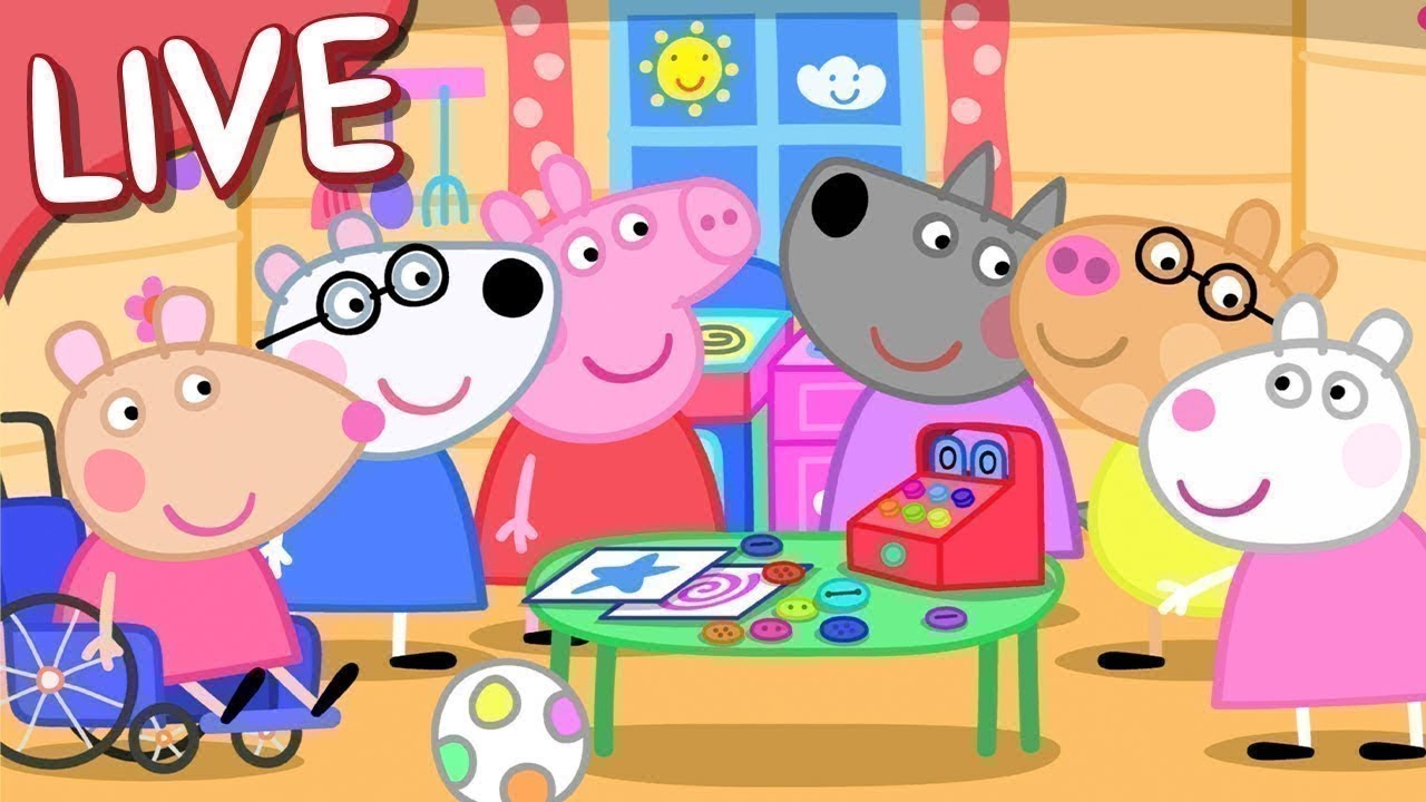 Peppa Pig's Clubhouse – LIVE 🏠 BRAND NEW PEPPA PIG EPISODES ⭐️
