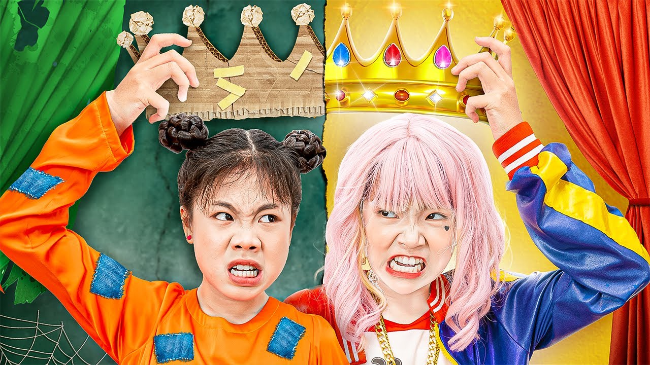 Poor Student VS Rich Student… Who Will Become Prom Queen? – Funny Stories About Baby Doll Family