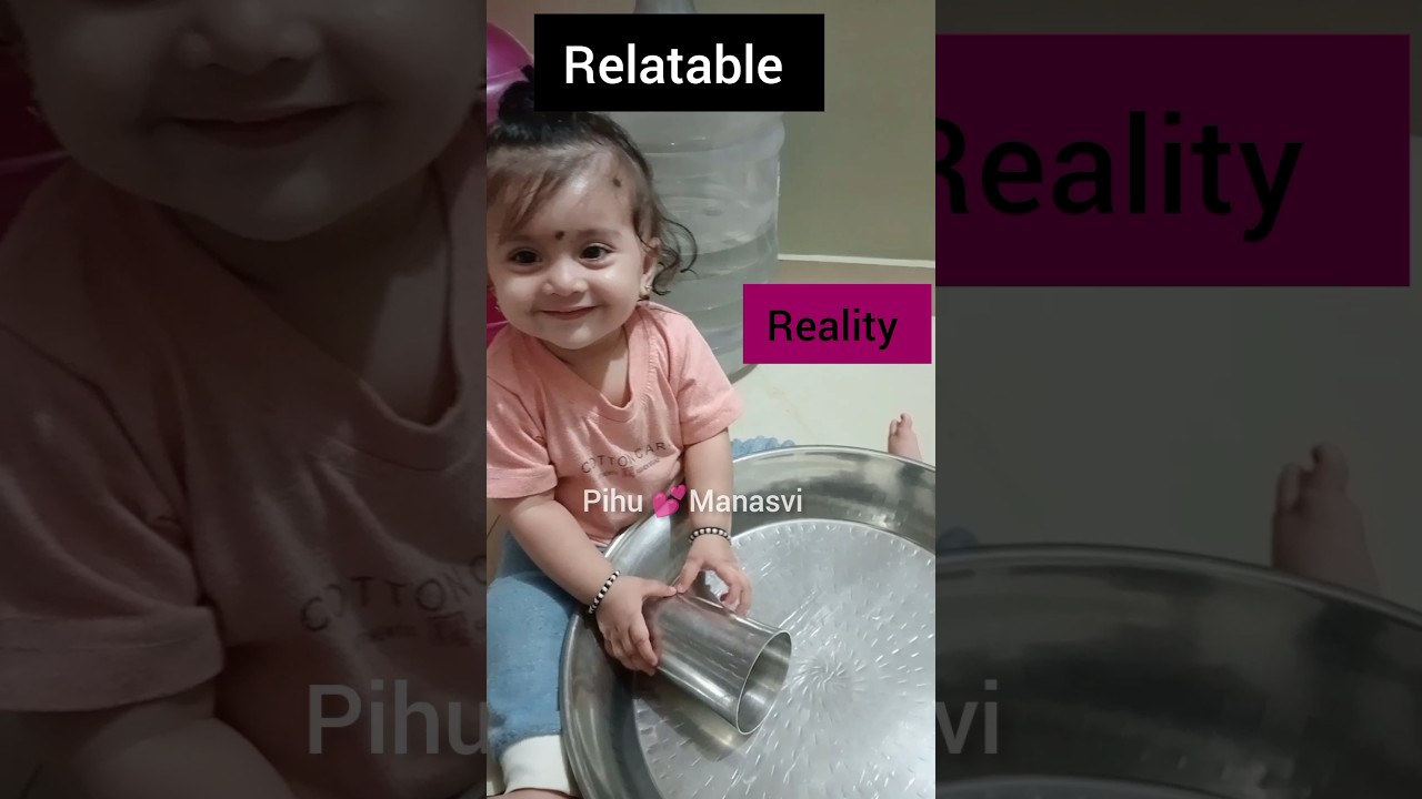 relatable ? 😱 child happiness #shorts #trending #babyshorts #youtubeshorts #viral #pihu #manasvi