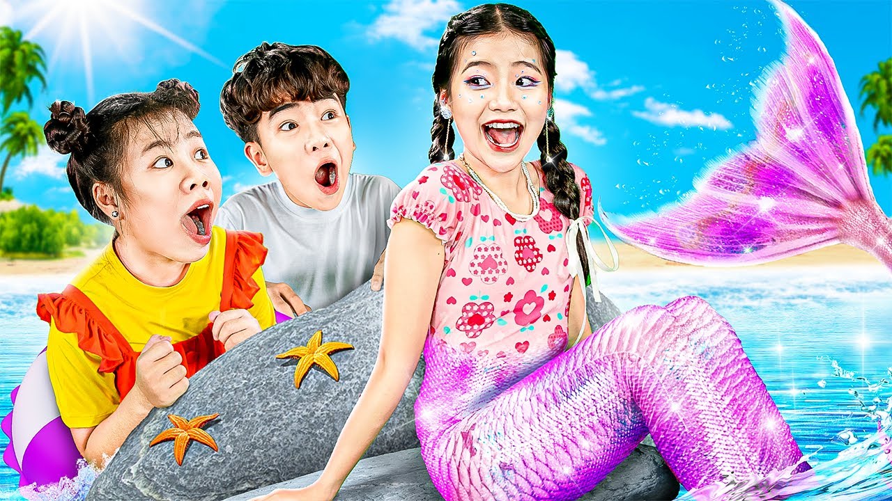 My New Friend Is Little Mermaid – Funny Stories About Baby Doll Family